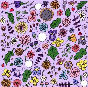 flower-patterncoloured
